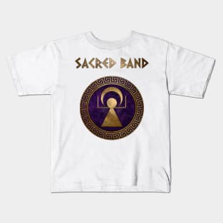 Carthage Sacred Band Shield Symbol of Punic Goddess Tanit Kids T-Shirt